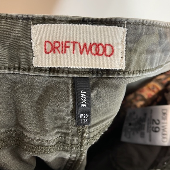 DRIFTWOOD x Sundance‎ camo embroidered Jackie pants boho 29 - Picture 10 of 11